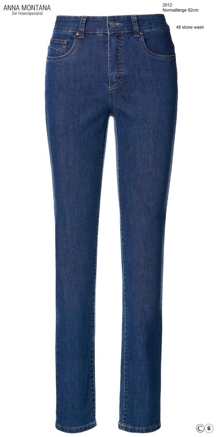 Reduces Julia 2012 / ER / Basic Normal long / Pants/Jeans in sizes 36 to 48 / Stretch/ANNA MONTANA